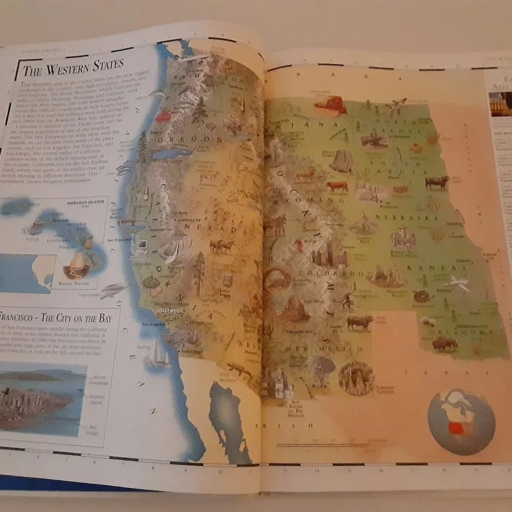 The Picture Atlas of the World - by Discovery Toys, illustrated by Brian…